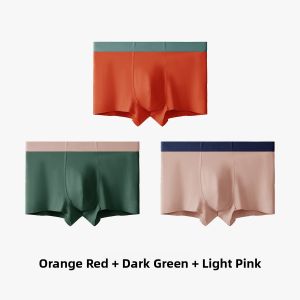 MiiOW | Mens Cotton Underwear Boxer Shorts Thin Model Summer New Style Antibacterial Comfortable Breathable Mid Waist Briefs