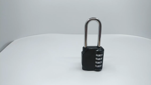 4 Digit Code Lock High Security Anti-theft Resettable Padlock Zinc Alloy for Outdoor Gym Locker