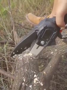 Cordless Chainsaw Power Saws with Battery ​Portable Saw 6 inches Mini saw Portable High Power for Wood Cutting Lagaring Pang Kahoy Original