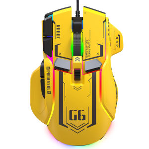 HXSJ | Chuột Chơi Game Lập Trình Cao Cấp Có Dây 12800dpi Đèn Nền RGB 12 Phím Dành Cho Windows IOS Văn Phòng Nhà Cửa Máy Tính Xách Tay PC