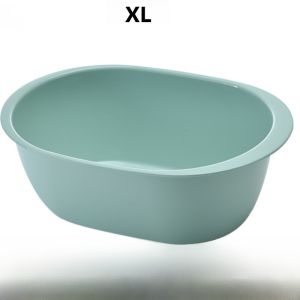 Chậu Rửa Trẻ Sơ Sinh Bằng Nhựa Dày Cỡ Lớn Chậu Tắm Giặt Quần Áo Cho Trẻ Em Thú Cưng Cỡ Nhỏ Đa Năng Bồn Tắm Hình Chữ Nhật