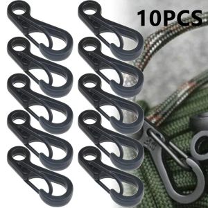 10Pcs/lot Mini Carabiner Keychain Spring Clasps Gear Hooks for Camping EDC Survival Climbing Backpack