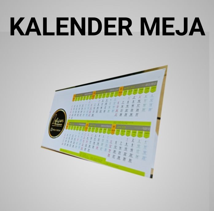 Terlaris Cetak Kalender Meja Custom Souvenir Kalender Aestetic Custom Pakai Foto Sendiri