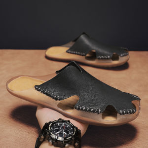 NUDANLAI | Mens Summer Genuine Leather Sandal Light Slip Resistant