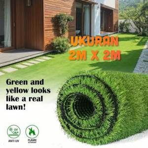 Rumput Sintetis Swiss Ukuran 200cm x 200cm - Rumput sintetis taman