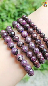 Collection Grade Rare Old Mine South Africa Flower Royal Purple Sugilite Bracelet