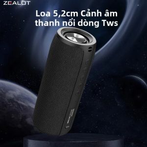 Loa Không Dây ZEALOT S51 10W Với Pin 1800mAh Thời Gian Chơi Nhạc Stereo 10 Giờ Chống Nước Di Động Âm Trầm Mạnh Mẽ