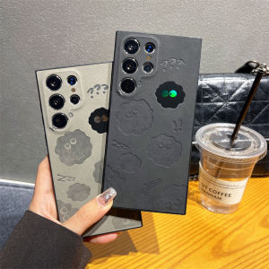 Laser Cute Coal Ball Design Phone Case Full Cover Protection for Samsung Galaxy S25 Ultra S24 Ultra S23 Ultra Men Women Style