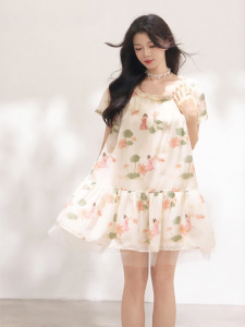 KEIKO | Đầm In Phong Cách Nữ Tính Mùa Hè