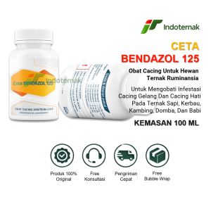 CETA BENDAZOL 125 - Obat Cacing Untuk Hewan Ternak Ruminansia 100ML