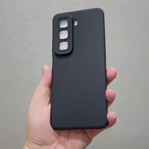 Infinix Hot 50 4G Infnix Hot 50 5G Softcase Macaron Pro Black Kamera Infinix Hot 50 4G Infnix Hot 50 5G