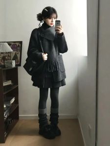 CHANGTONG | Unique Stylish Wool Coat Petite