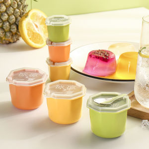 Houseeker Đa Giác khuôn làm đá viên đế mềm Ice hộp đựng có nắp Tự Làm Trái Cây Sữa Kem Nhà Sản Xuất đá tủ lạnh Lưu Trữ Hộp Mùa Hè Ice Lattic