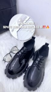 KEYLLA Sepatu Boots Wanita Import Korean Style Premium KL30-F 🎀