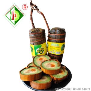 [Bánh tét Trà Cuôn Hai Lý tại Trà Vinh] Bánh Tét Bồ Ngót Thập Cẩm 900gr