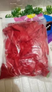 [100 PCS] BALON LATEX DOFF MERAH PUTIH / BALON KARET