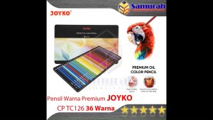 Pensil Warna Minyak Joyko CP TC126 36 Warna / Premium Oil CP-TC126-36 Colours
