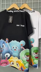 Kaos Atasan Anak Lengan Pendek Full Print Premium Laki Laki Perempuan Monster
