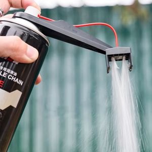 โซ่รถจักรยานยนต์ Oiler สเปรย์เกียร์ Mess-Free CHAIN WAX CHAIN CLEANER สิ่งที่แนบมารถจักรยานยนต์ CHAIN Lube Oiler เครื่องมือสําหรับรถจักรยานยนต์