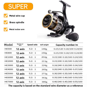 MONLEYTA | German All-Metal Spinning Wheel Gap-Free Sea Rod Anchor Rod Long Casting Sea Fishing 10000 Type Anti-Saltwater Fishing Line Reel