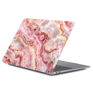 Pink Marble Texture 3D Printed Shell for MacBook Air 13 2025 Laptop Case for MacBook Air Pro M4 M3 M2 M1 13 14 15.3 16 2024 Case