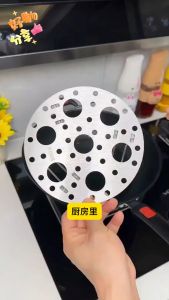 Stainless Steel Steamed Egg Rack High Foot Multifunctional Steamer Basket Universal Durable Steam Grid Steamed Bun