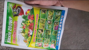 Gói 100g với Hoạt chất Bismerthiazol 200g/kg đặc trị bạc lá vàng lá loét vi khuẩn ghẻ trái thán thư đốm nâu phấn trắng rỉ sắt sương mai...
