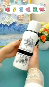 Cawan Termos Gardenia K7110 (800ml) / K7110 栀子花保温杯 (800ml) / K7110 Gardenia Thermos Mug (800ml)