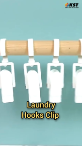 (READY STOCK) Drying Clip Windproof/Rotating Clothes Pins/Hanger Clips/Laundry Hooks/Penyepit Baju- 5PCS