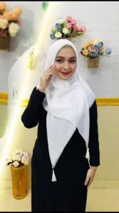 Hijab Segi Empat Bordir Tulip