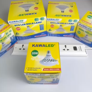 Bóng đèn LED búp UFO nhôm đúc ánh sáng trắng KAWALED UFO BND 20W/30W/50W