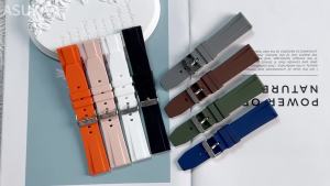 Silicone Watch Band 20mm 22mm Soft Quick Release Rubber Straps for Samsung Galaxy for Garmin for Huawei Watch Replace Bracelets