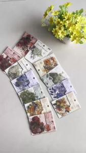 Vintage Flower Plant Collage Stickers for Journaling Floral Whispers Creative Scrapbook Decals Craft Supply