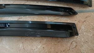 Hyundai Accent 4dr 2011-2016 Chrome Window Rain Door Visor OEM Door Visor /Rain Guard /Window Rain Gutter Made In korea