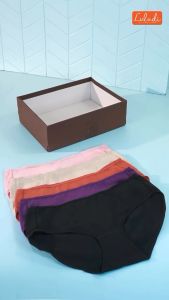 Luludi Panty Saver Pack LP 64000A - Cotton Fabric - Midi Brief