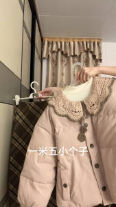 Big Sale Leak-Picking 2023 Autumn and Winter Doll Collar Short Cotton Coat Jacket Womens K-style Loose Easiest for Match Ins Cotton-Padded Clothes Fashion