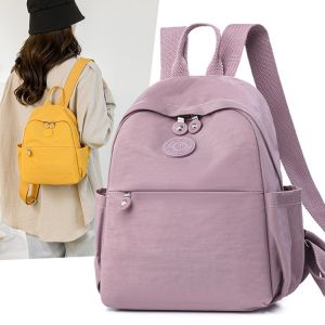 Korean Style Mini Backpack Womens Casual Travel Lightweight Versatile Double Shoulder Bag for Shopping And Daily Use