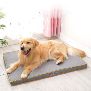 HY Oxford cloth bite-resistant golden retriever dog bed kennel / removable and washable dog mat suitable for large medium and small dogs sleeping bed pet supplies