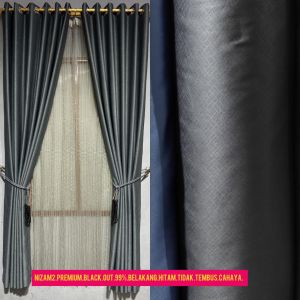 gordyn pintu+ jendela bahan tebal sembilan puluh 9 peresen tidak tembus padang tidak tembus matahari pake bahan 1.4 12 ring 6 gelombang