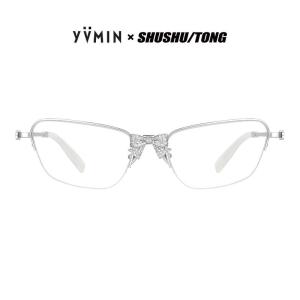 YVMIN แว่นกันแดดแบบสวมหัว ตกแต่งด้วยโบว์ผีเสื้อโลหะ ของขวัญวันเกิด วันคริสต์มาส ของใหม่ ดีไซน์เก๋ไก๋ ไม่ซ้ำใคร