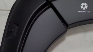 คิ้วล้อ โป่งล้อ ทรงห้าง Mitsubishi Triton 2023-2025 ขนาด 7 นิ้วหมูด / ทรงห้างรถ ตัวสูง 4 ประตู ตอยเดียว 6 ชิ้น มีหมูด ตรงรูป