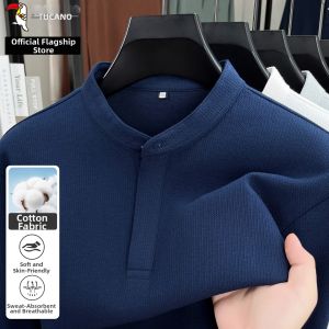 TUCANO | New Spring Traditional Style Stand Collar T-shirt
