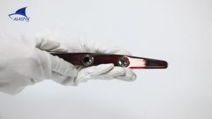 AndyMarine 4/5/6 inch 316 Stainless Steel Base Cleat Mirror Polished Boat Accessory Base Cleat Marine Rope Base