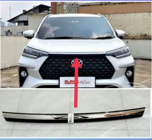 HOOD MOULDING ATAU LIST KAP MESIN TOYOTA VELOZ 2022 CHROME