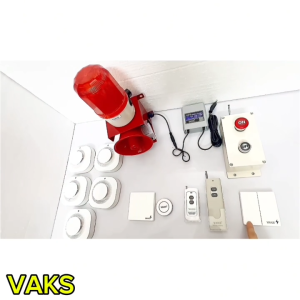 Bộ chuông báo khói MR10 không dây thông minh có 3 tiếng báo động khác nhau_ điều chỉnh âm lượng lớn nhỏ RF433mhz