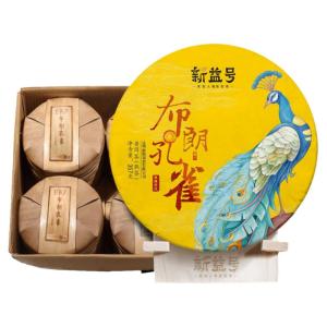 XINYIHAO | 42 bánh Trà Phổ Nhĩ trà cây cổ thụ núi Bố Lãng bản Chim Công