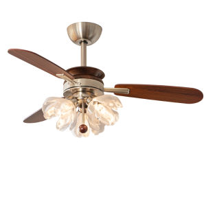 YIGELIGHTING | Vintage Retro French Style Ceiling Fan Light