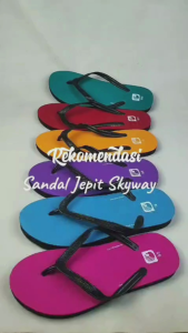 Sandal Jepit Karet Kaya Warna SKYWAY Kelinci dengan banyak pilihan Warna Ceria