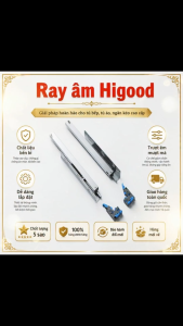 Ray âm Higood - Chất liệu bền bỉ - Dễ dàng lắp đặt - Trượt êm mượt mà - Giao hàng toàn quốc - Chất lượng 5 sao - 100% hàng chính hãng - Bảo hành đổi mới - Hàng mới về