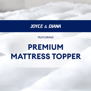 [Microfiber Waterproof Mattress Topper] Joyce & Diana Microfiber Waterproof Mattress Topper- (Single/Double/Queen/King)
